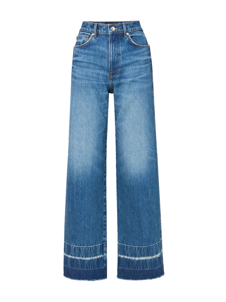 Taylor Wide-Leg Jean in Blue Denim