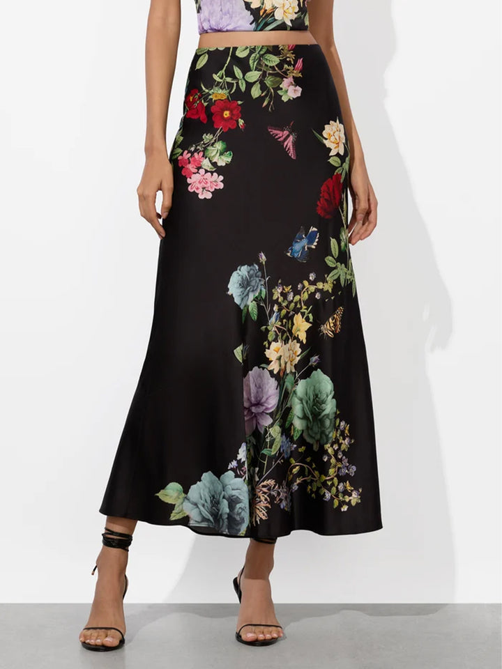 Terese Slip Skirt in Venus Floral