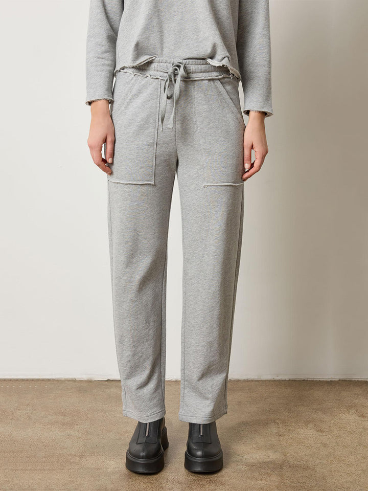 Terry Pant in Heather Grey