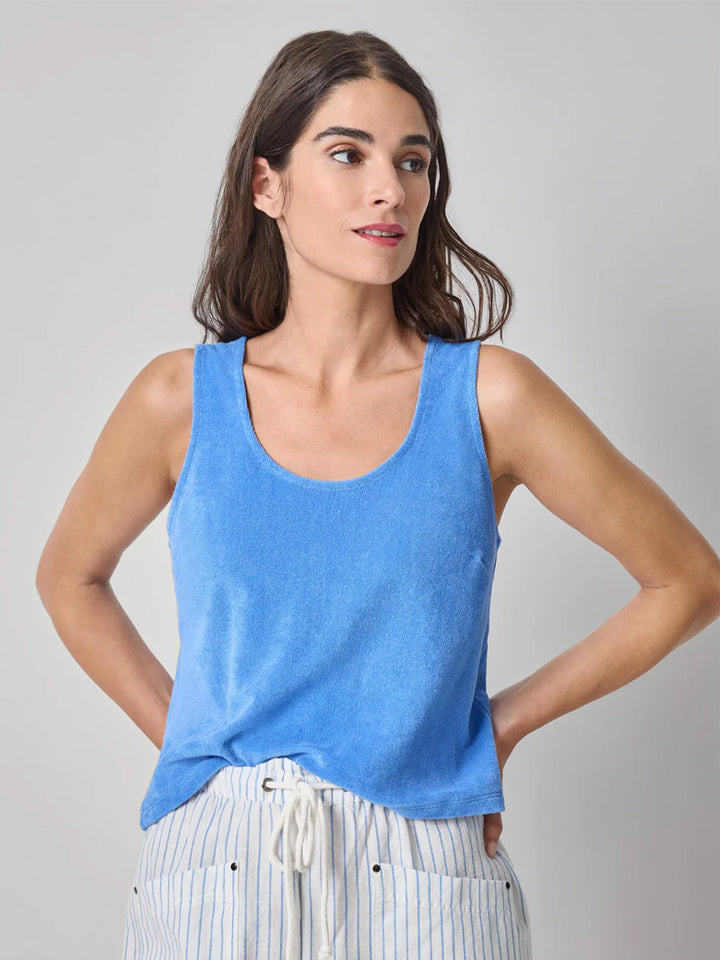 Terry Tank in Ultramarine