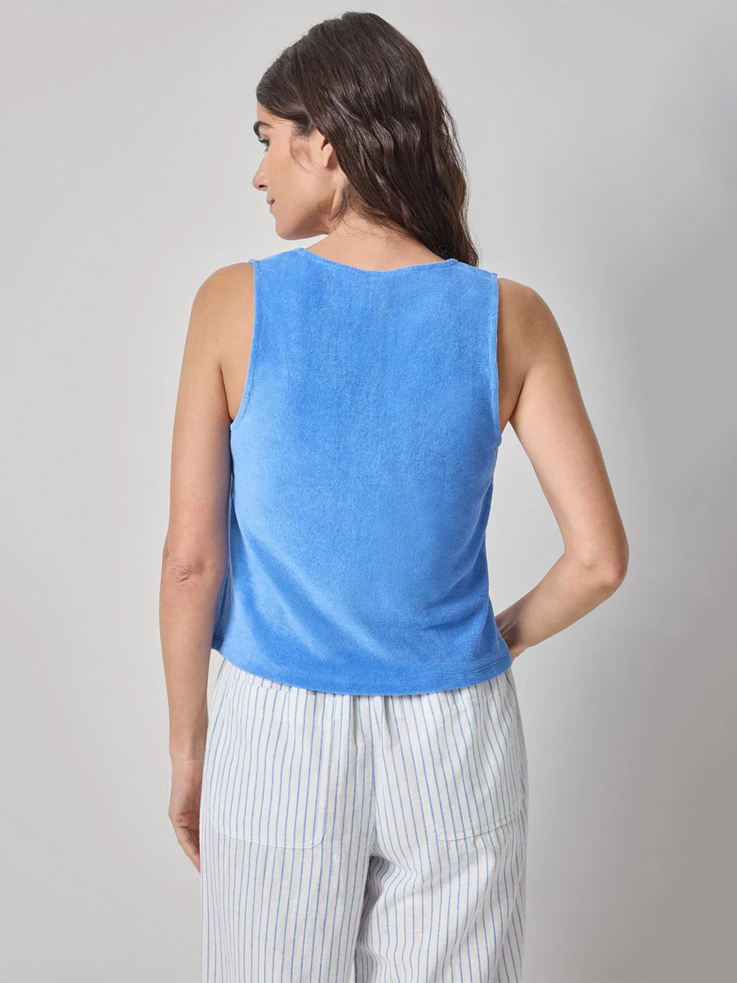 Terry Tank in Ultramarine