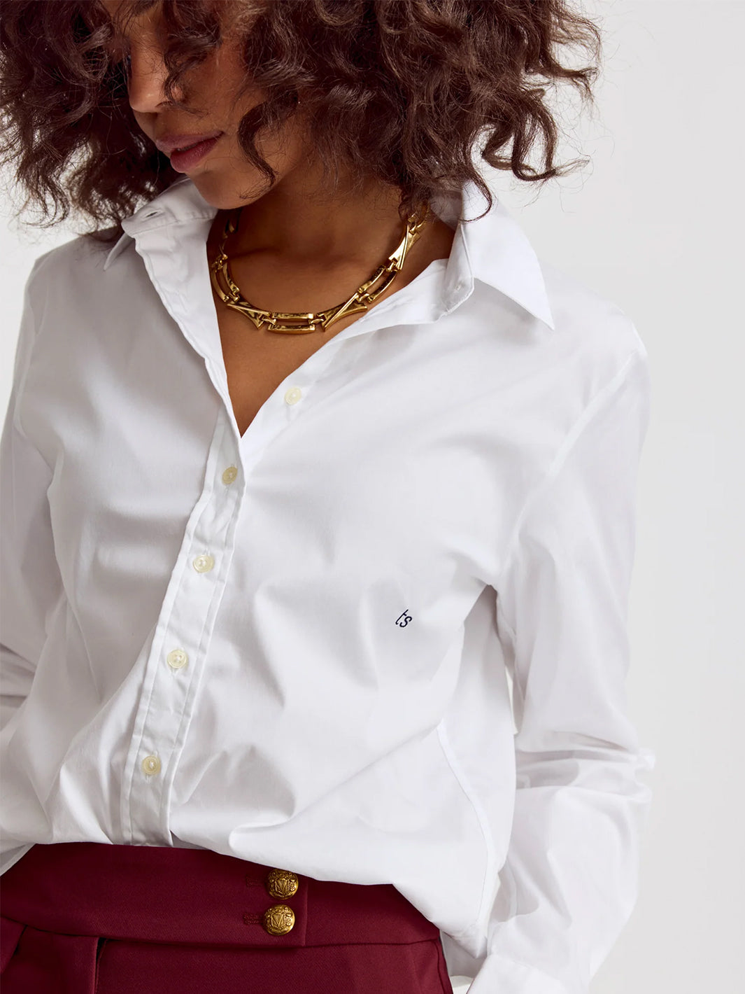 The Boyfriend Shirt in White