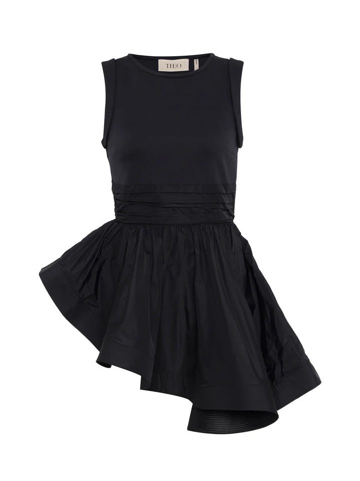 Theia Peplum Top in White