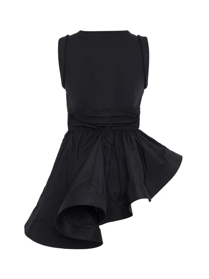 Theia Peplum Top in White