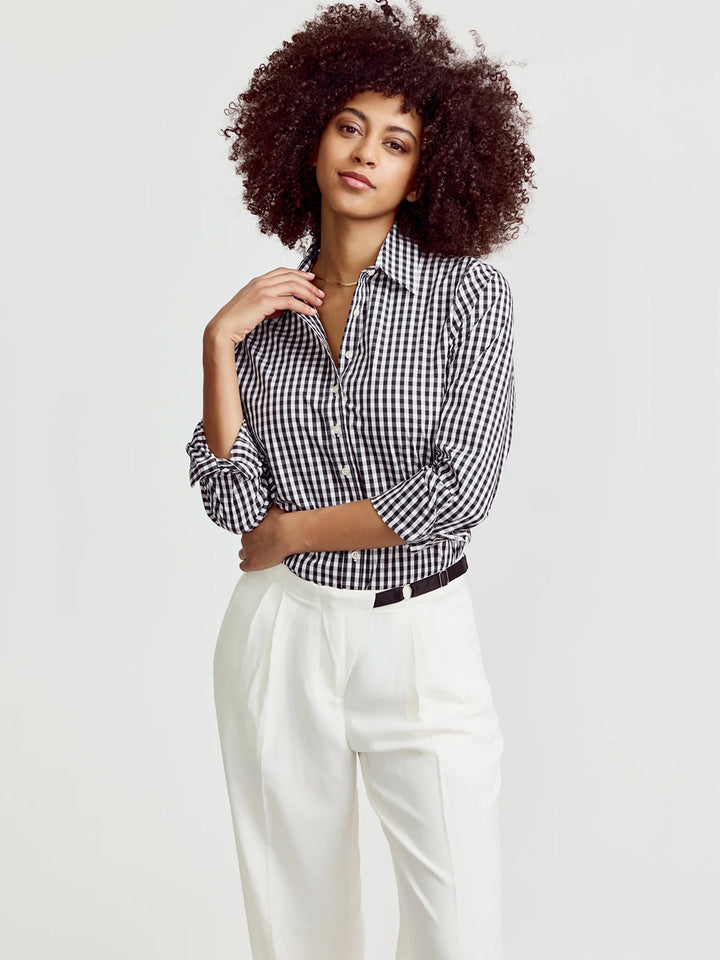 The Icon Shirt in Black/White Large Check