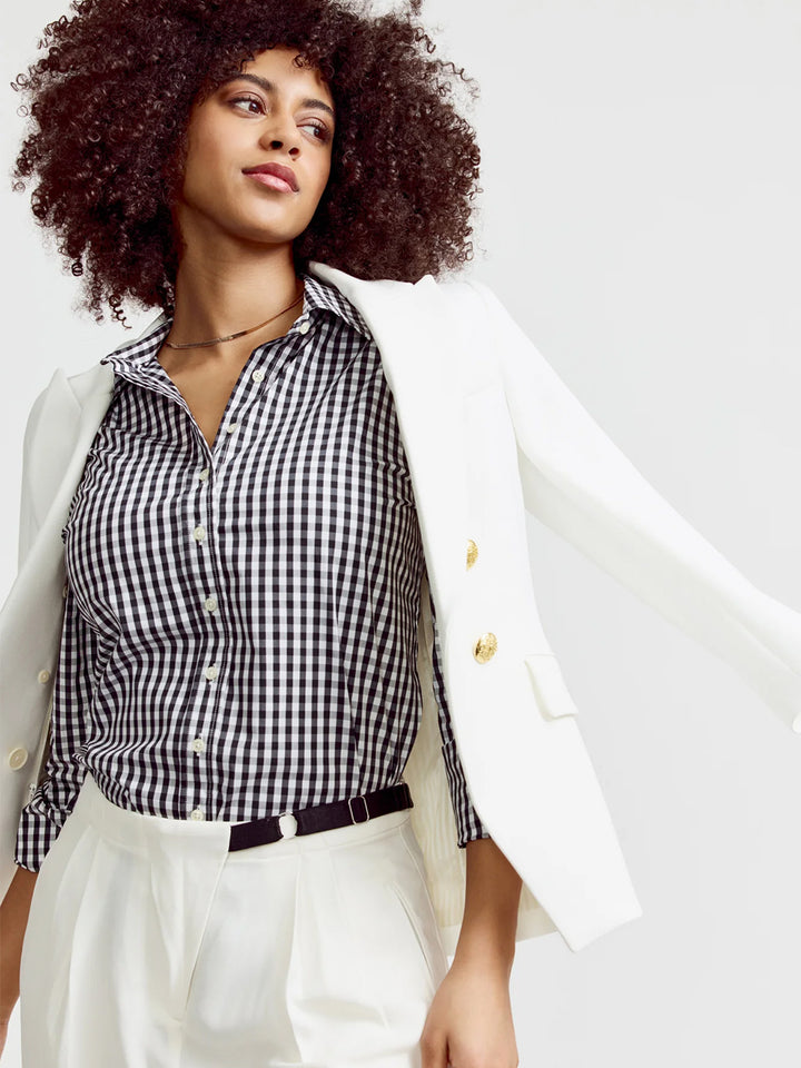 The Icon Shirt in Black/White Large Check