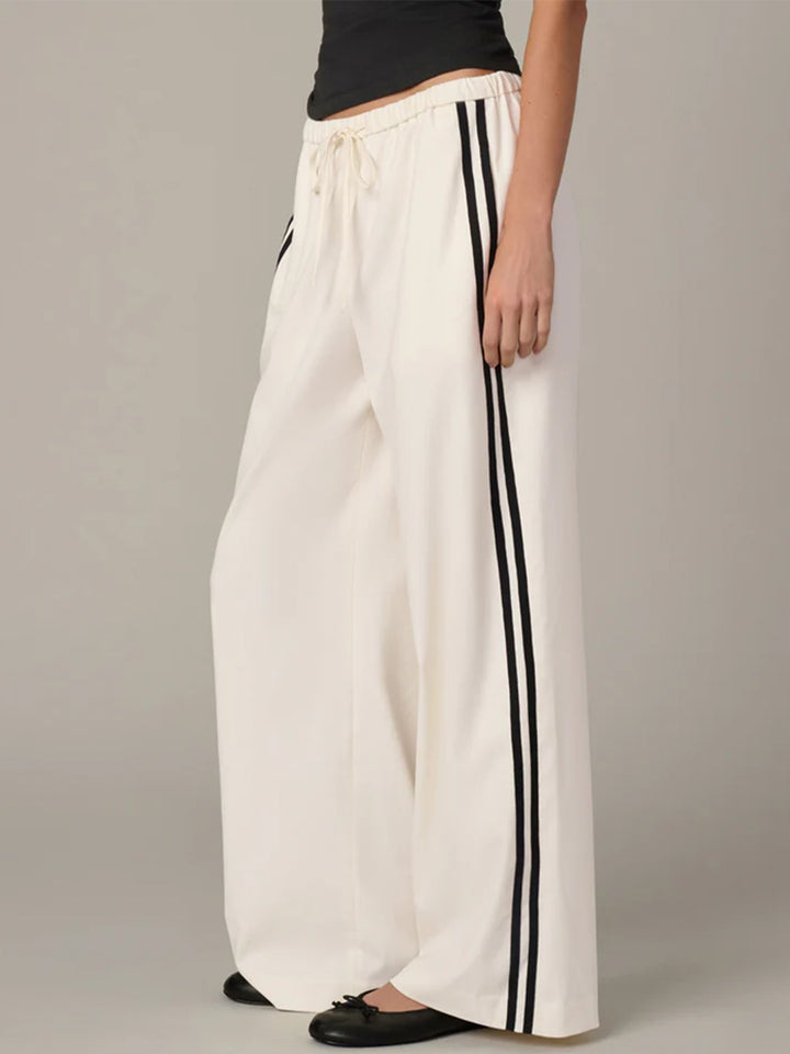 The Tina Track Pant in Ecru