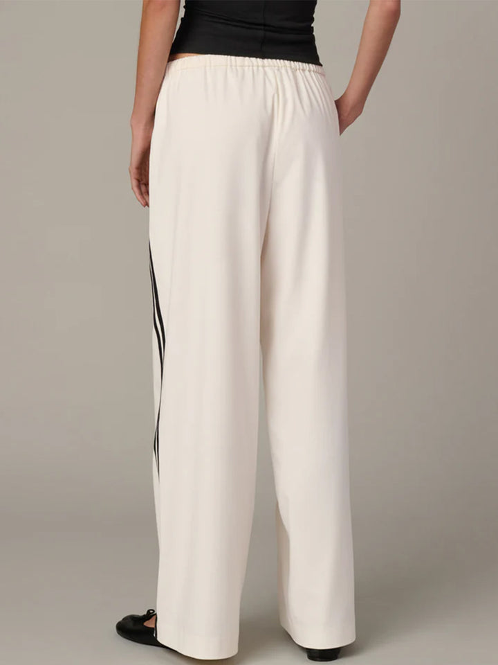 The Tina Track Pant in Ecru