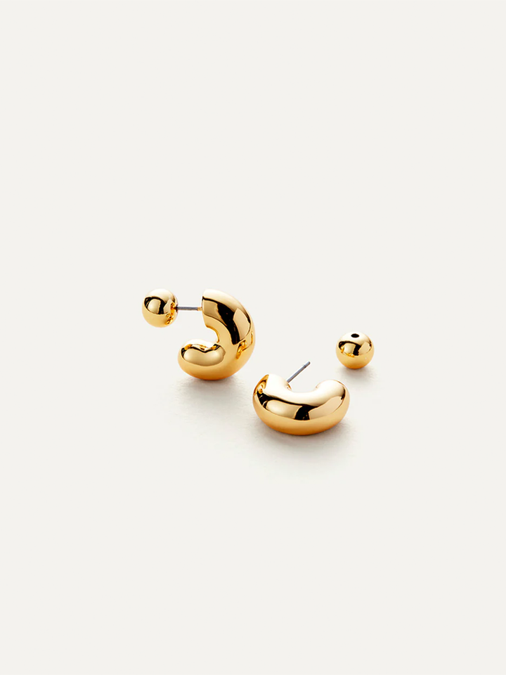 Tome Hoops Small in Gold