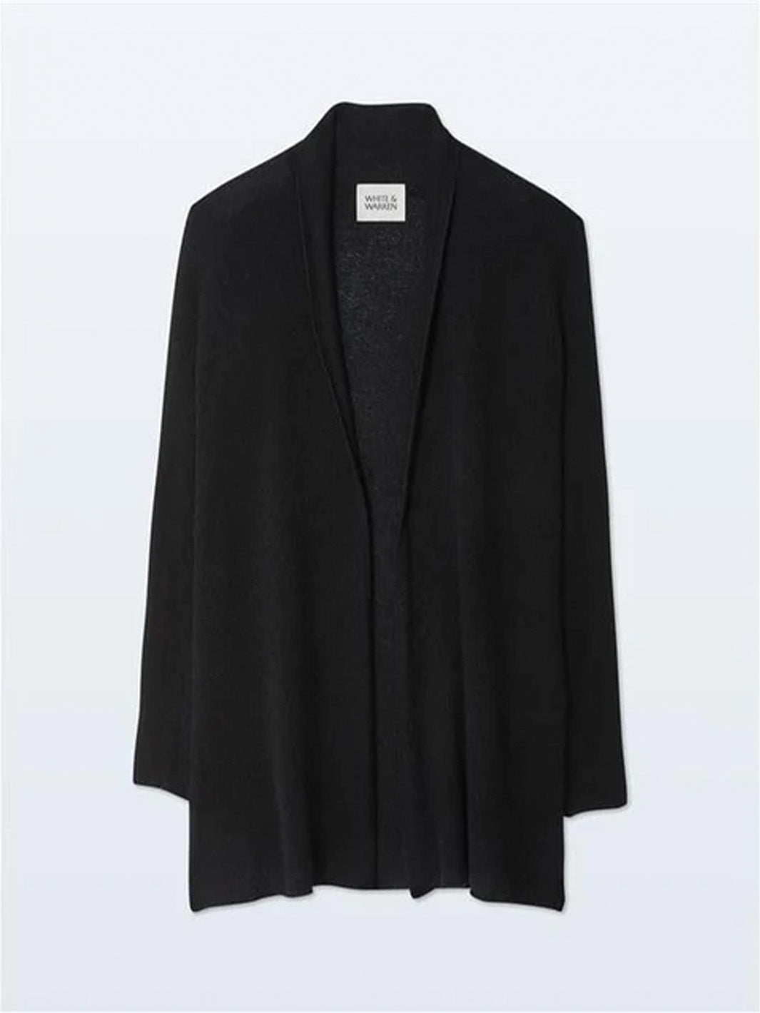 Cashmere Trapeze Cardi in Black