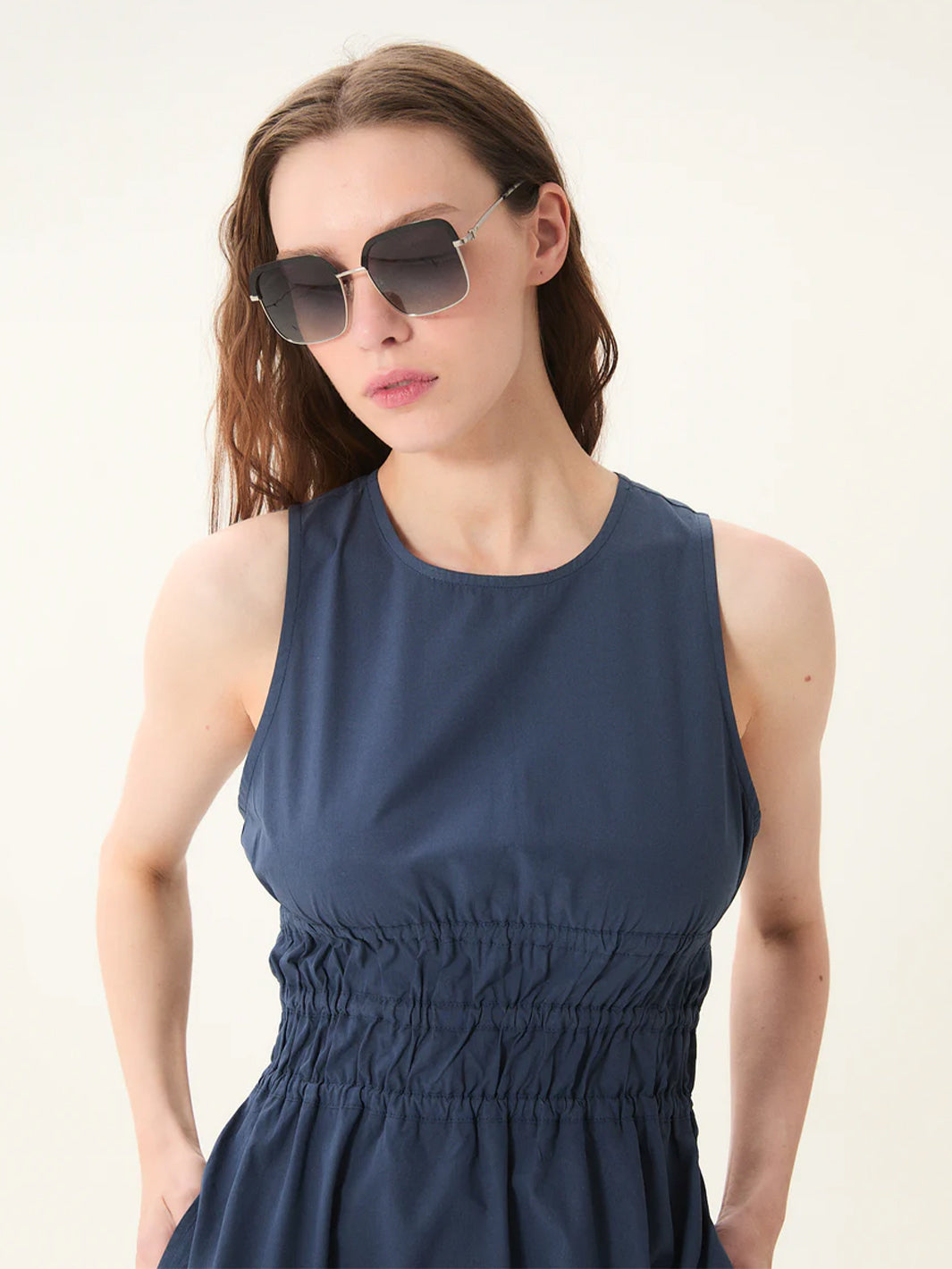 Turchi Dress in Navy