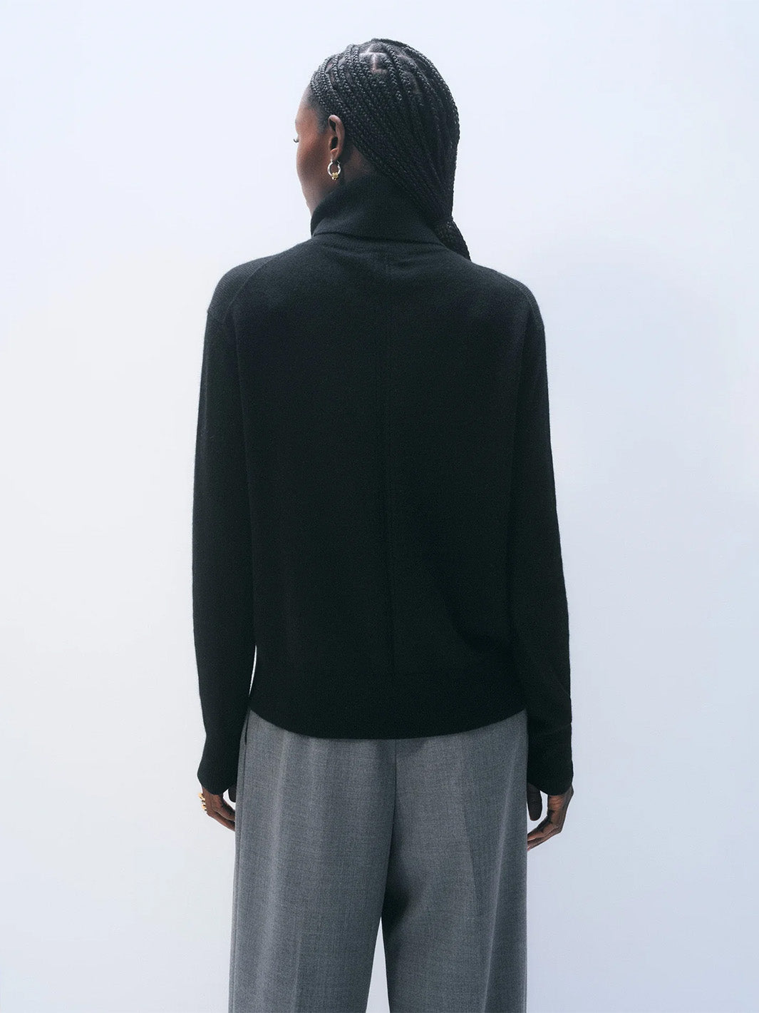 Cashmere Turtleneck in Black