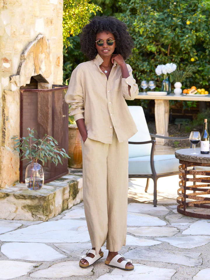 Tuscany Getaway Set - Eileen + Pull-On Pant in Biscuit