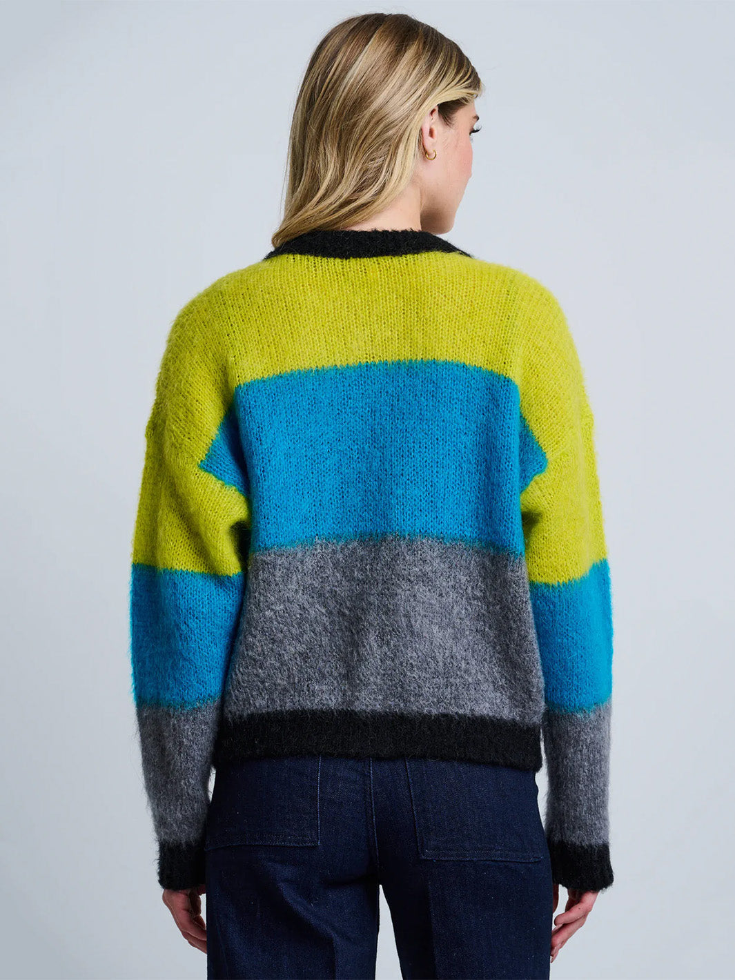 Tutti Colore Cardigan in Multi Blue