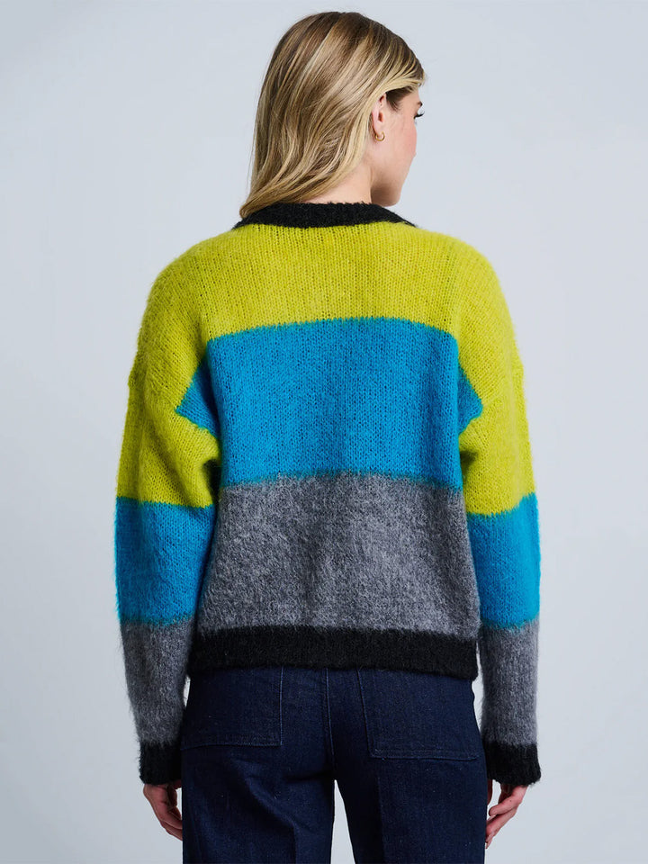 Tutti Colore Cardigan in Multi Blue