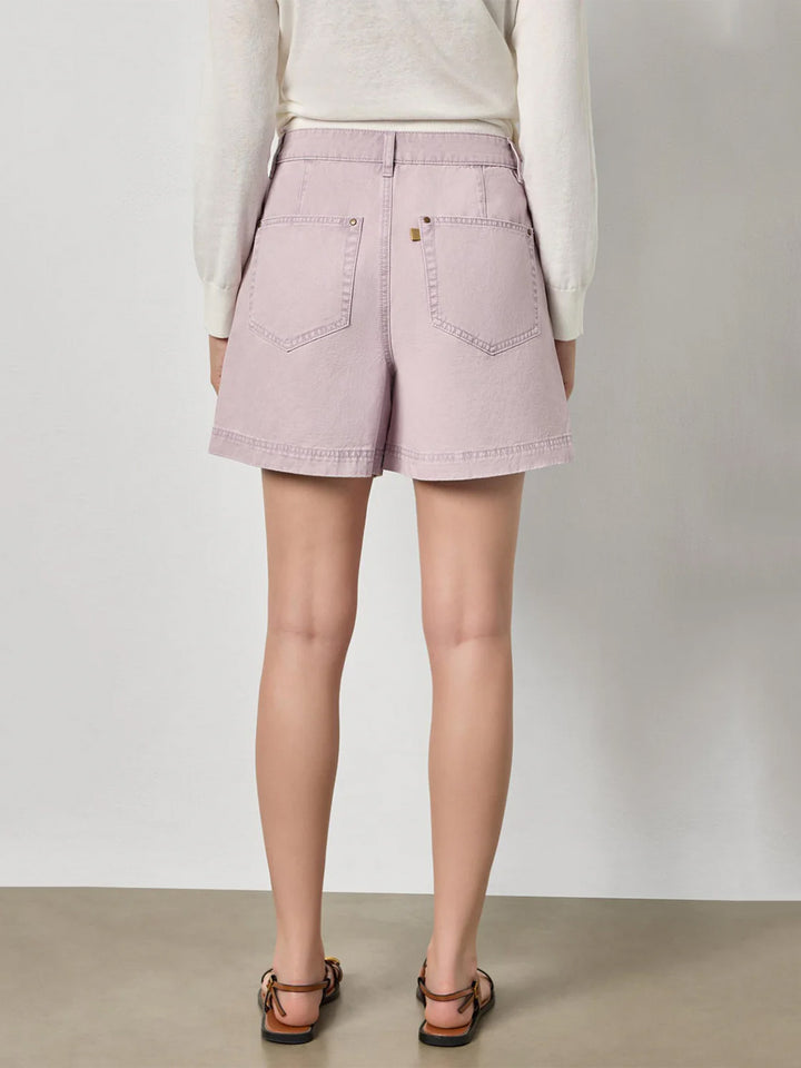 Twill Shorts in Thistle