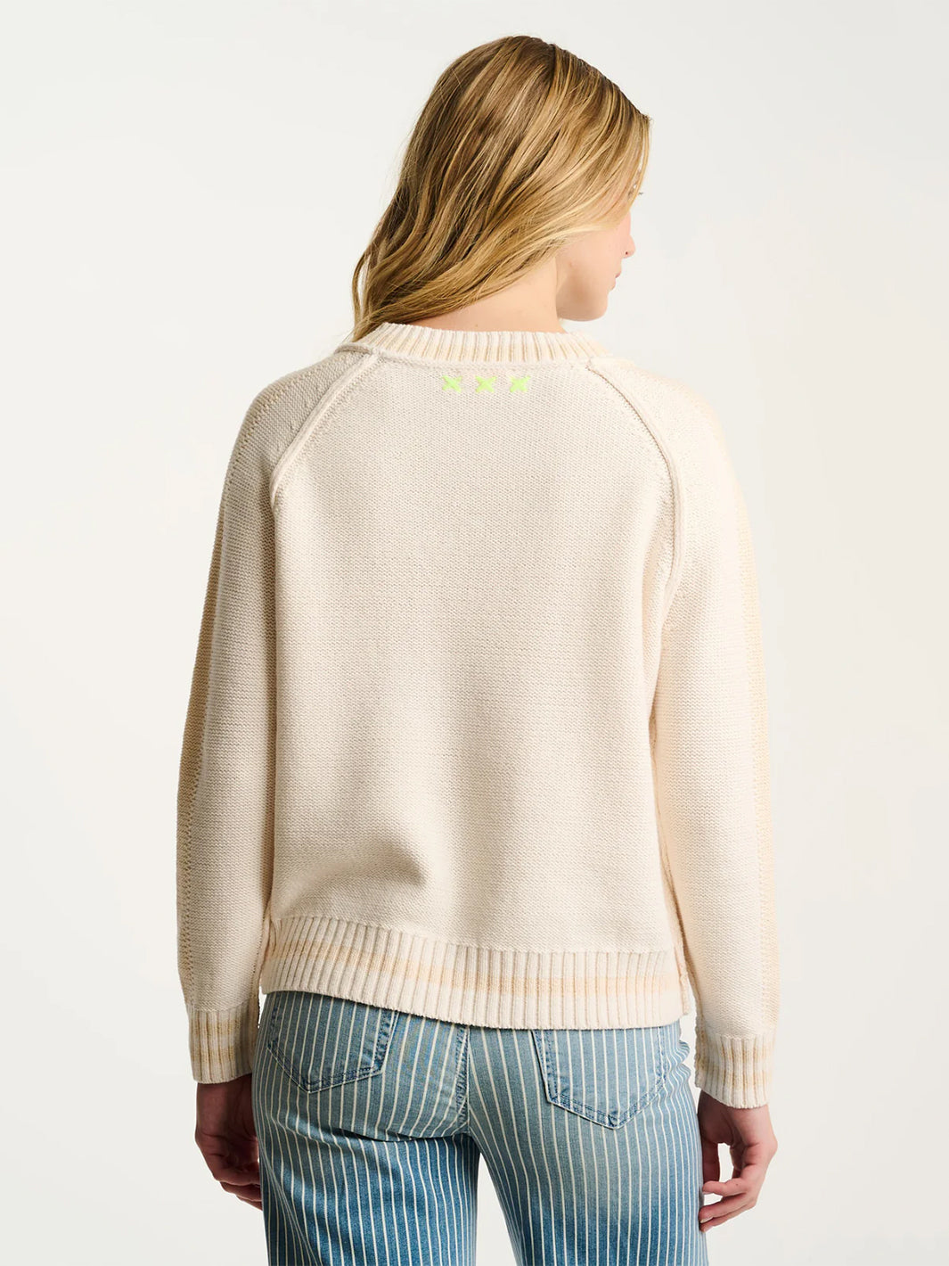 Two-Timer Sweater in White
