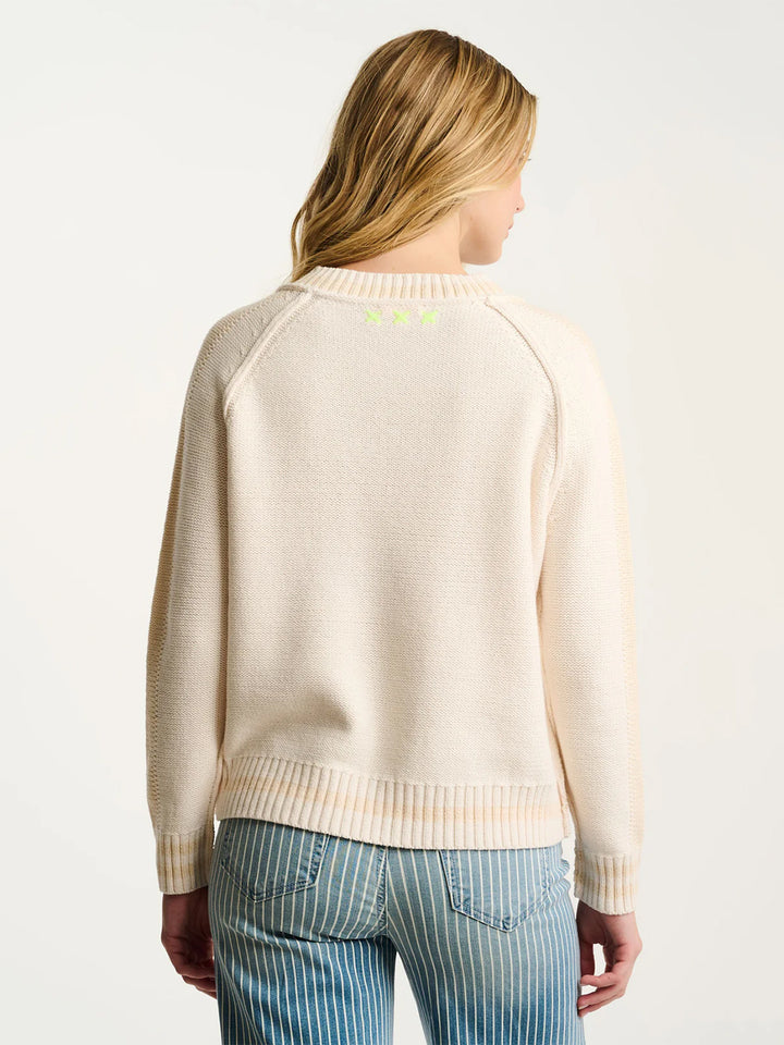 Two-Timer Sweater in White