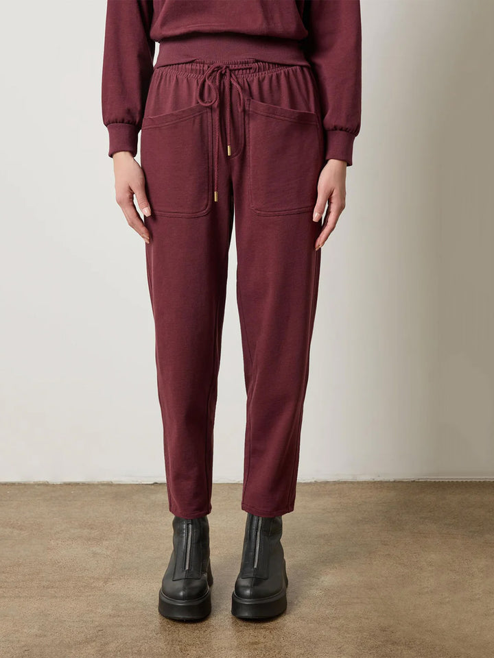 Utility Pocket Pant in Mulberry