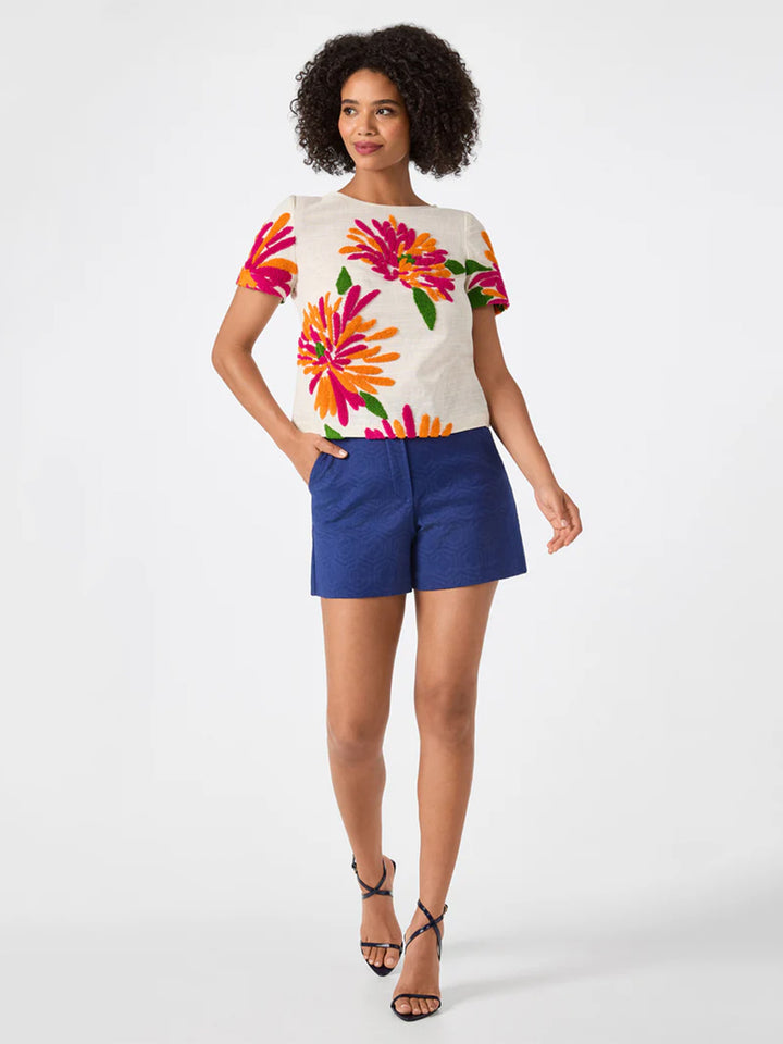 Valera Jin Jacquard Shorts in Noh Nightfall
