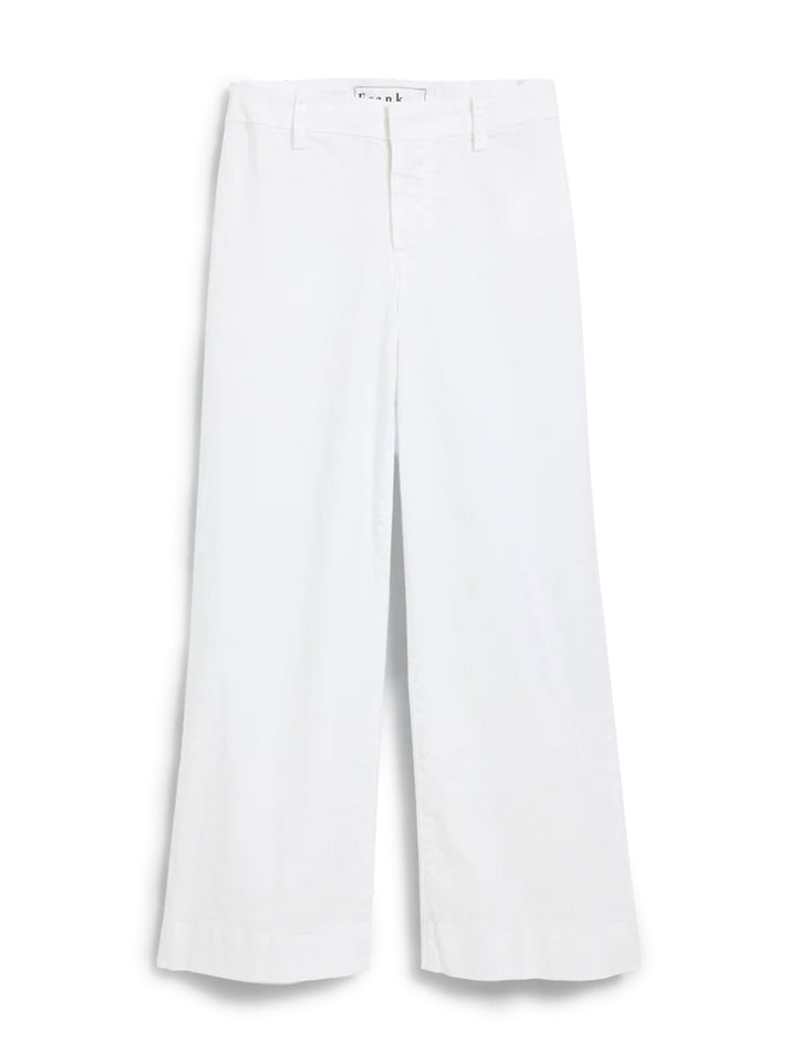 Wexford Wide Leg Linen Pant in White Linen