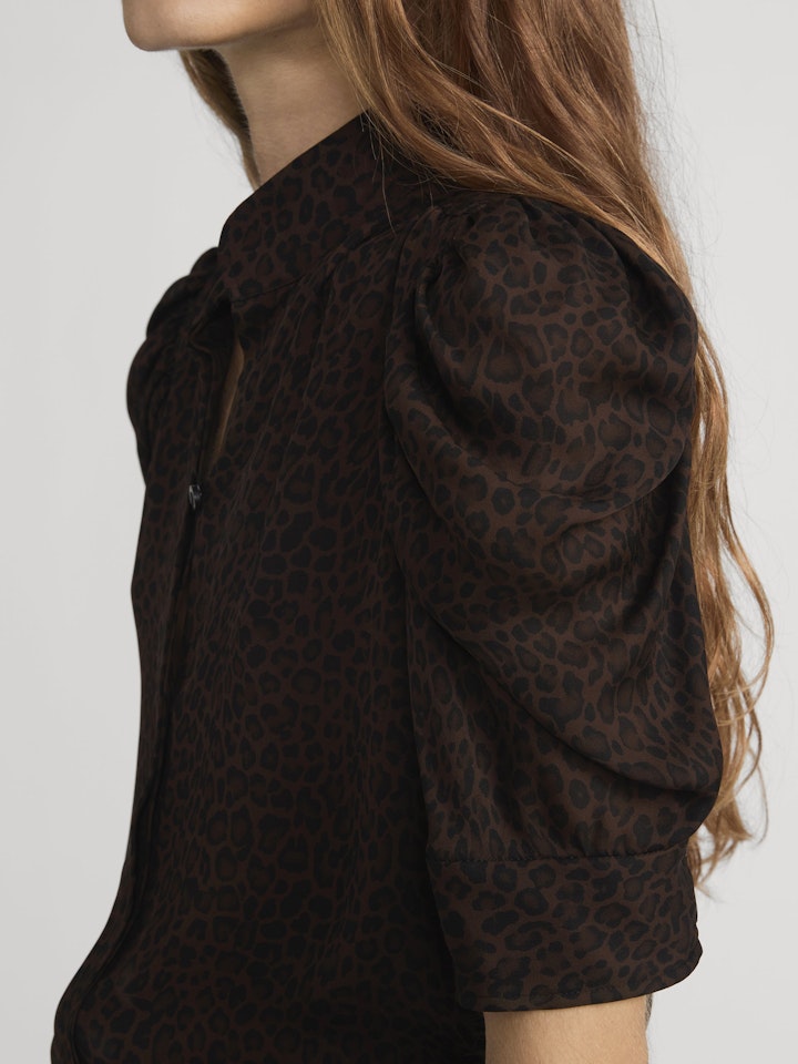 The Gillian Top in Leopard
