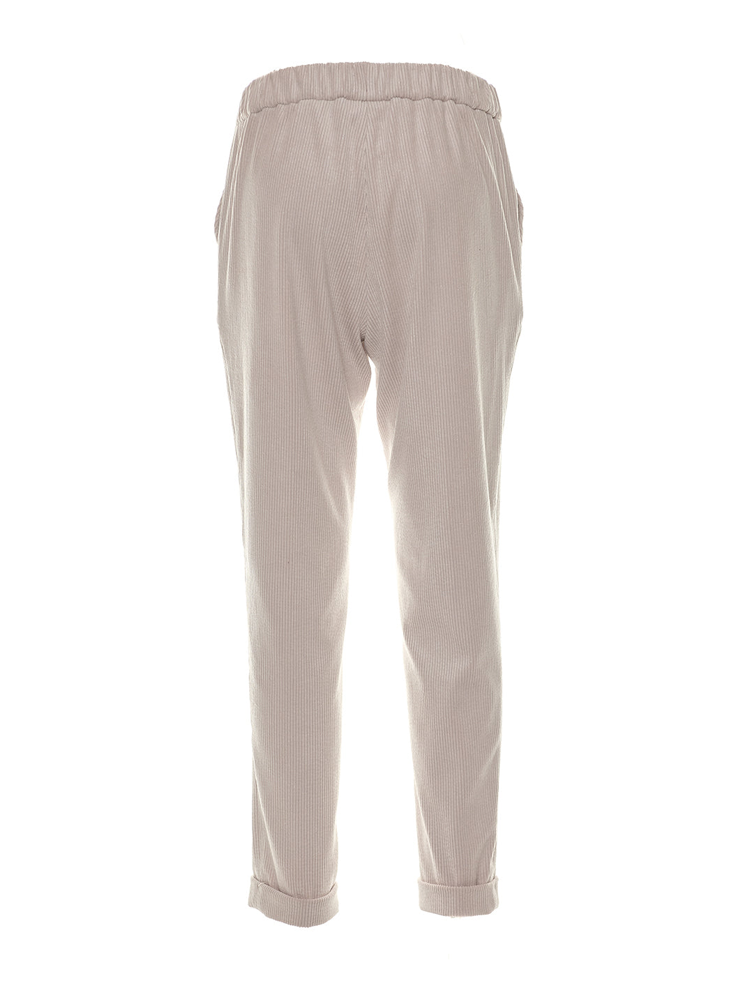 Woven Trousers in Light Grey