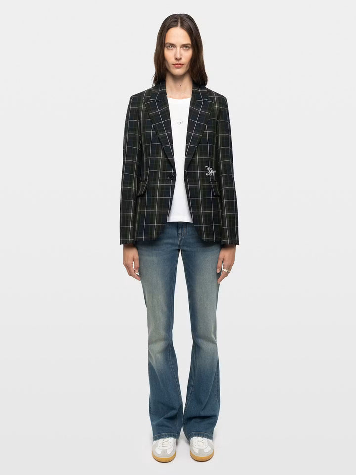 Vavy Blazer in Encre