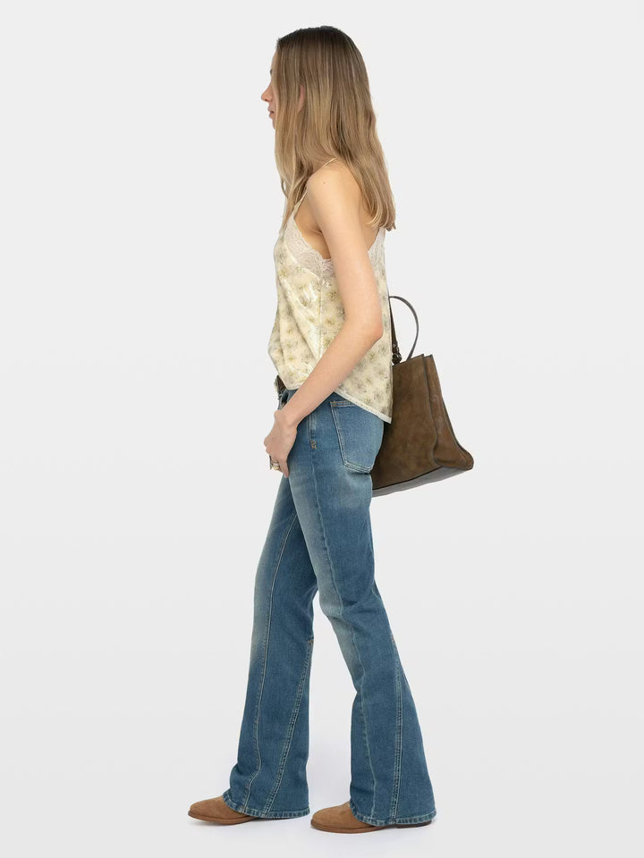 Christy French Lace Camisole in Vanille
