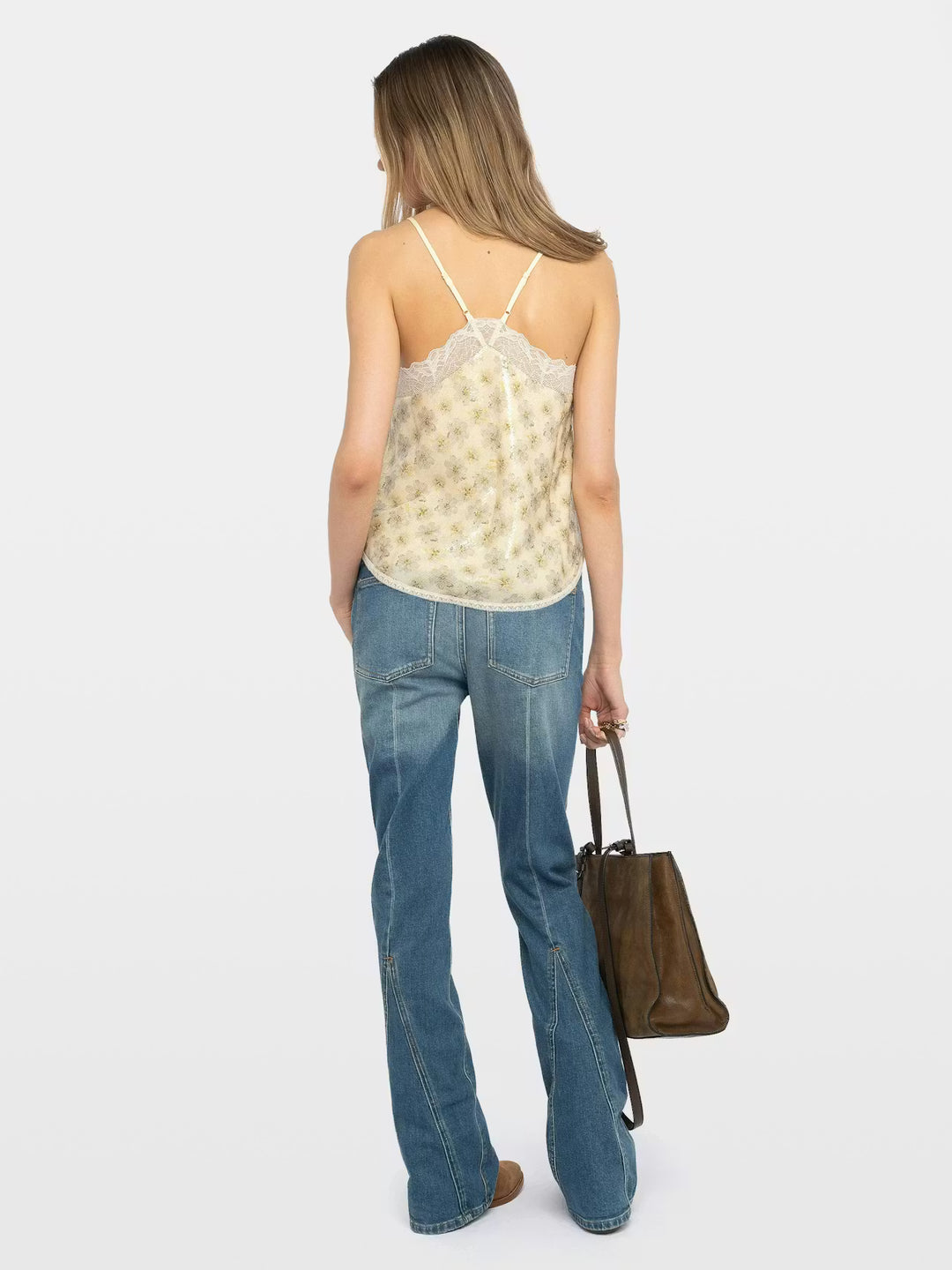 Christy French Lace Camisole in Vanille