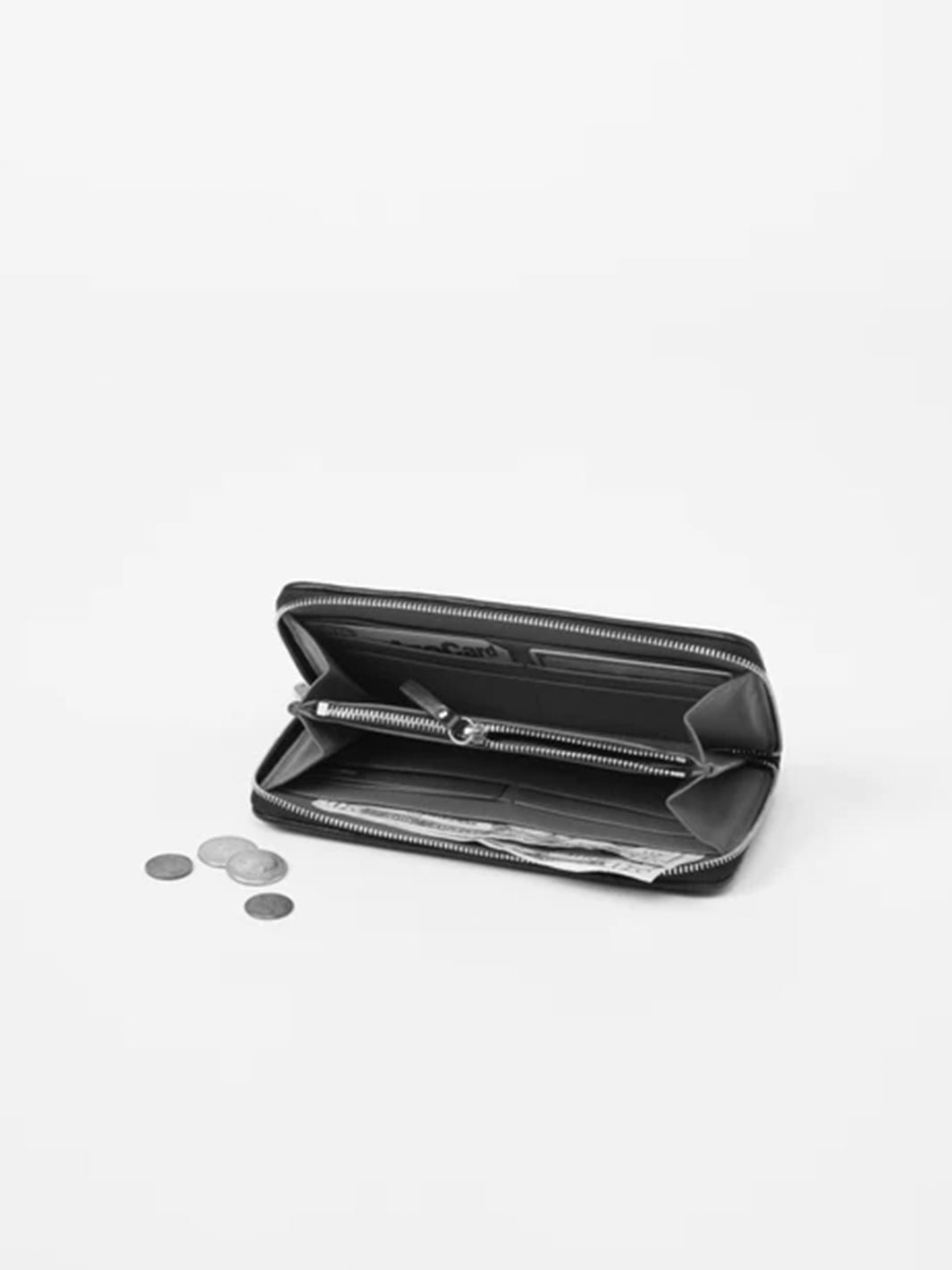 Long Crosby Wallet in Black