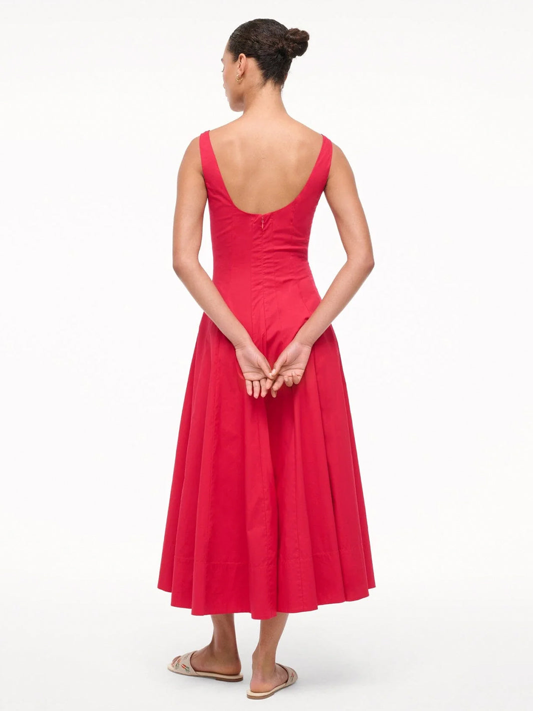 Wells Dress in Cherry