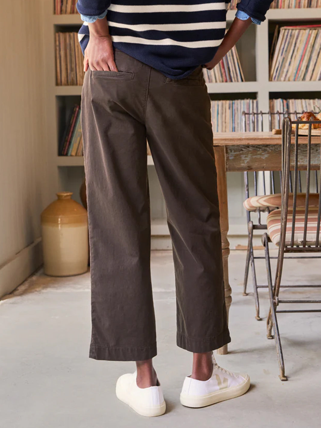 Westport The Italian Wide-Leg Chino in Irish Coffee