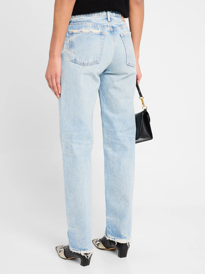 Wildwood Low Rise Straight Jean in Light Blue