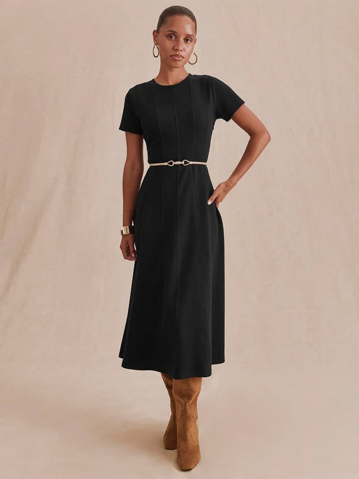 Winslow Midi Dress in Black