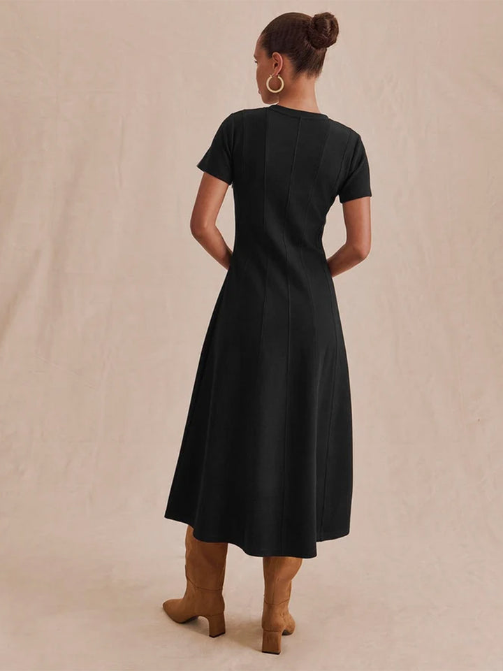 Winslow Midi Dress in Black