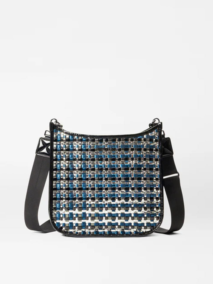 Woven Box Crossbody in Midnight Woven