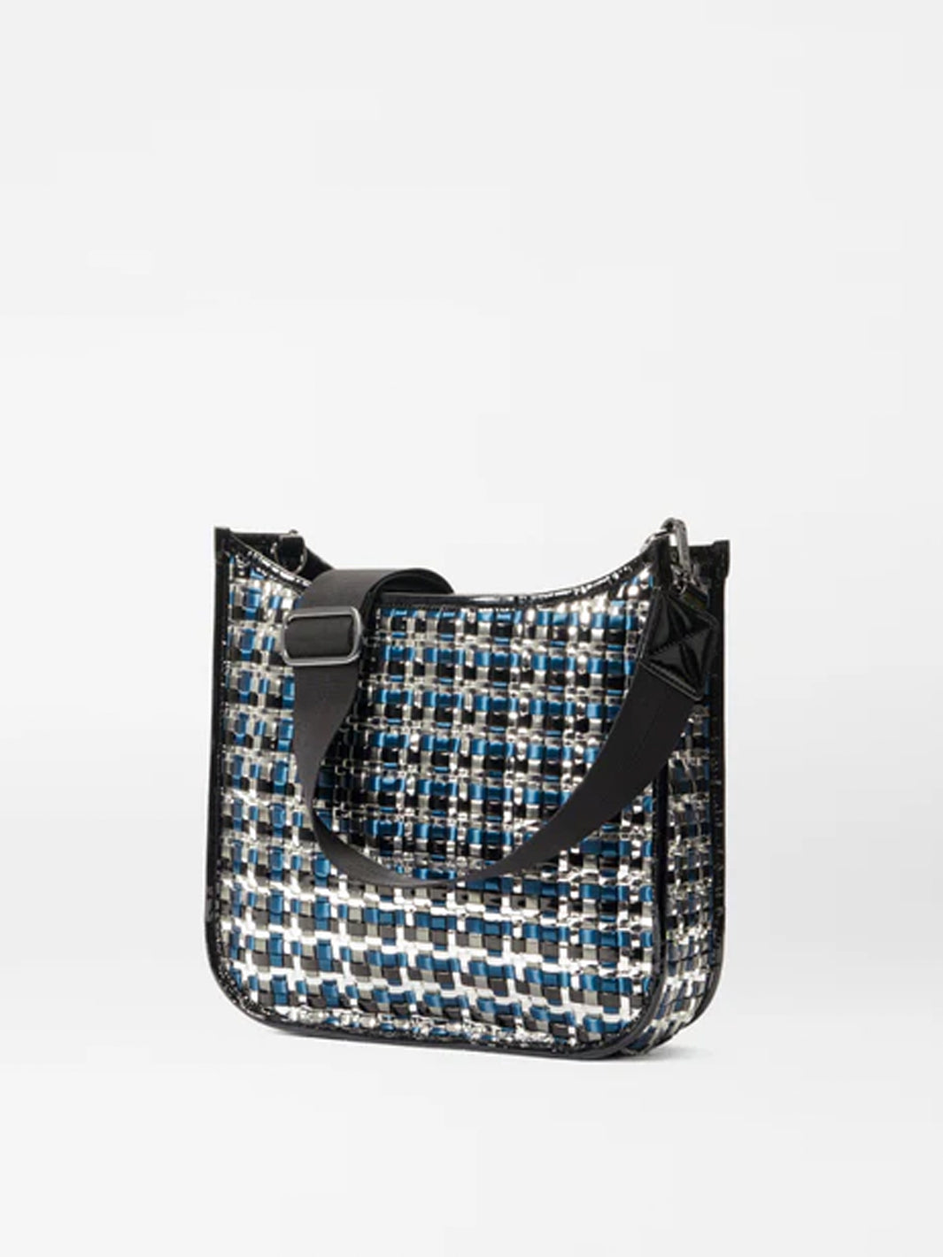 Woven Box Crossbody in Midnight Woven