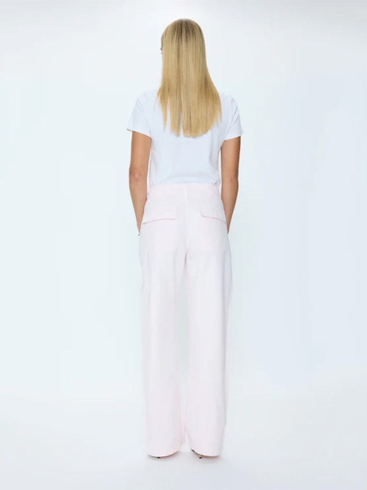 Wren Relaxed Straight Utility Pant in Ice Pink