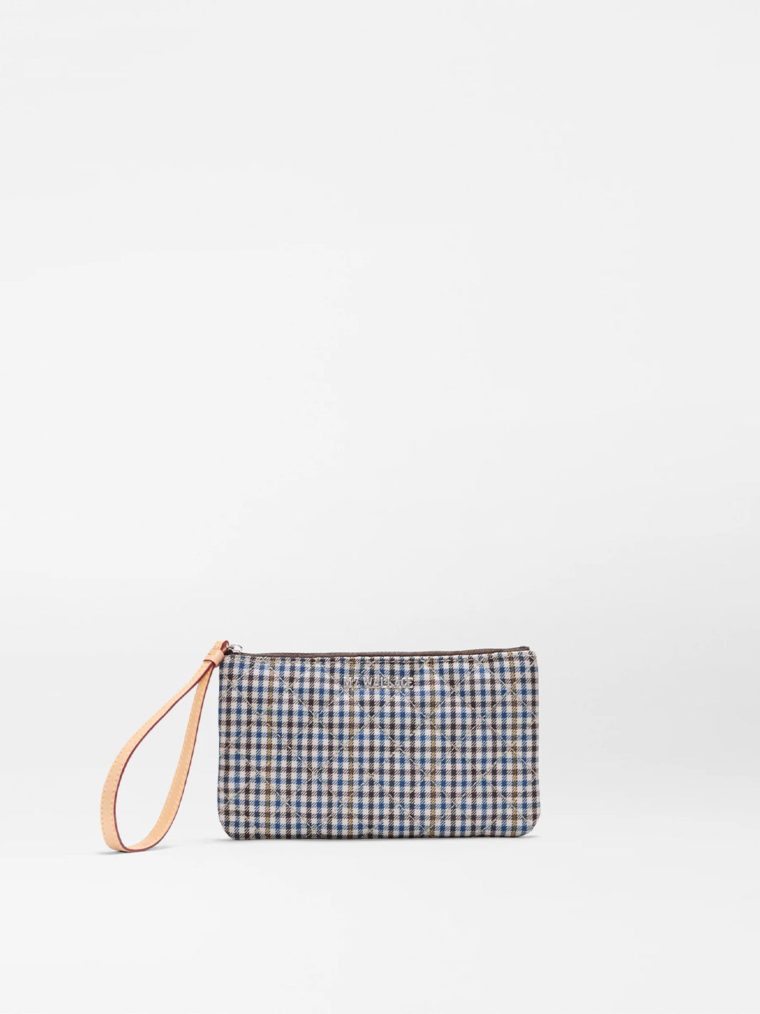 Flat Metro Wristlet in Heritage Check