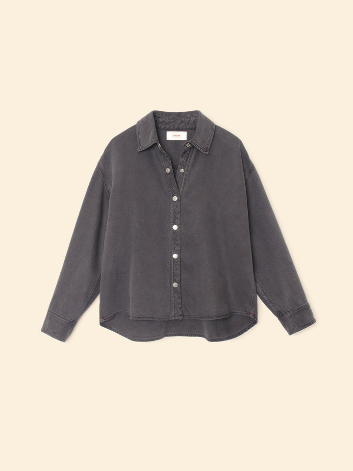 Gia Shirt in Almost Black
