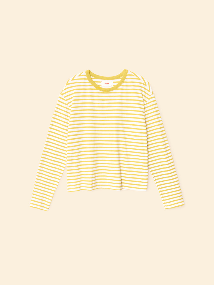 Terrance Striped Tee in Sunny