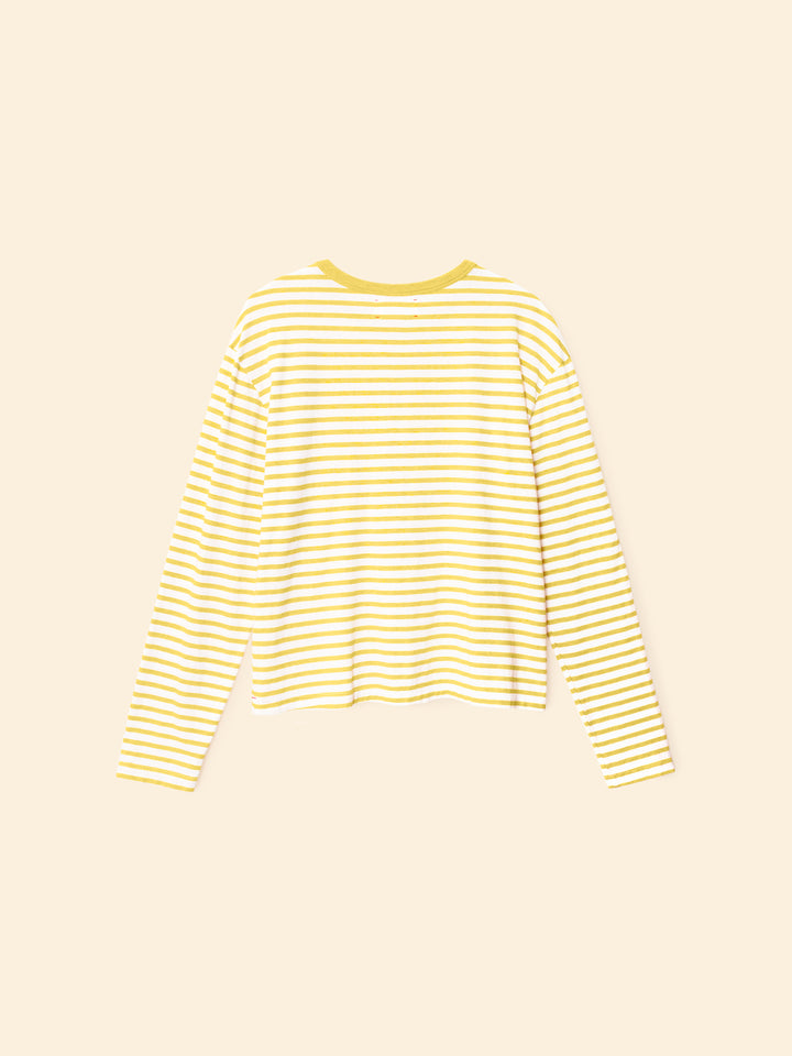 Terrance Striped Tee in Sunny
