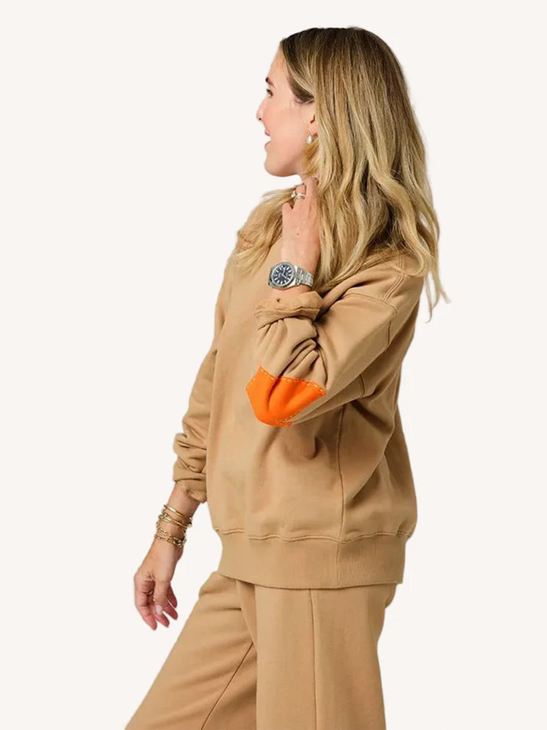Zoom Ex-Boyfriend Sweatshirt in Camel