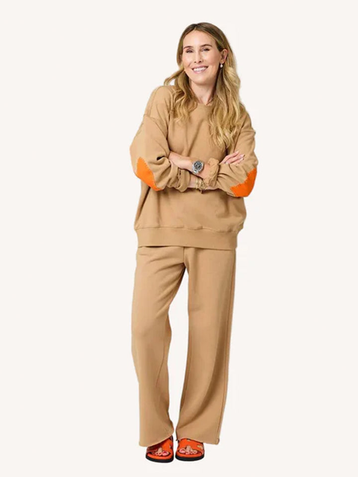 Zoom Ex-Boyfriend Sweatshirt in Camel