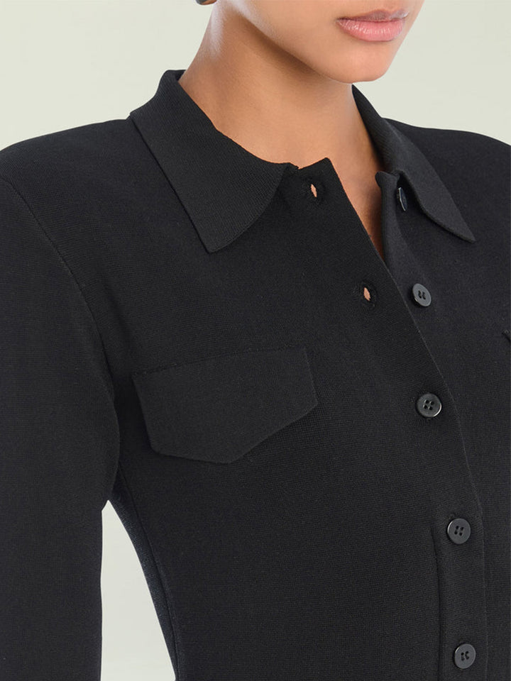 Youssra Mini Dress in Black