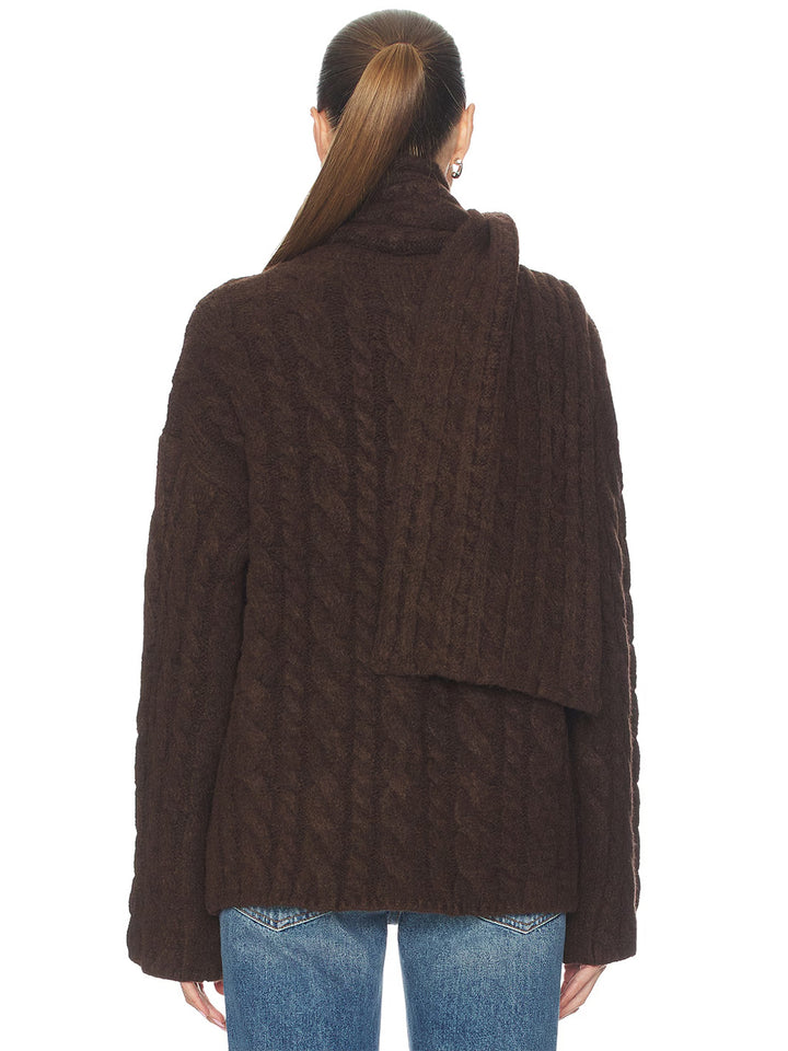 Zaire Cardigan in Espresso