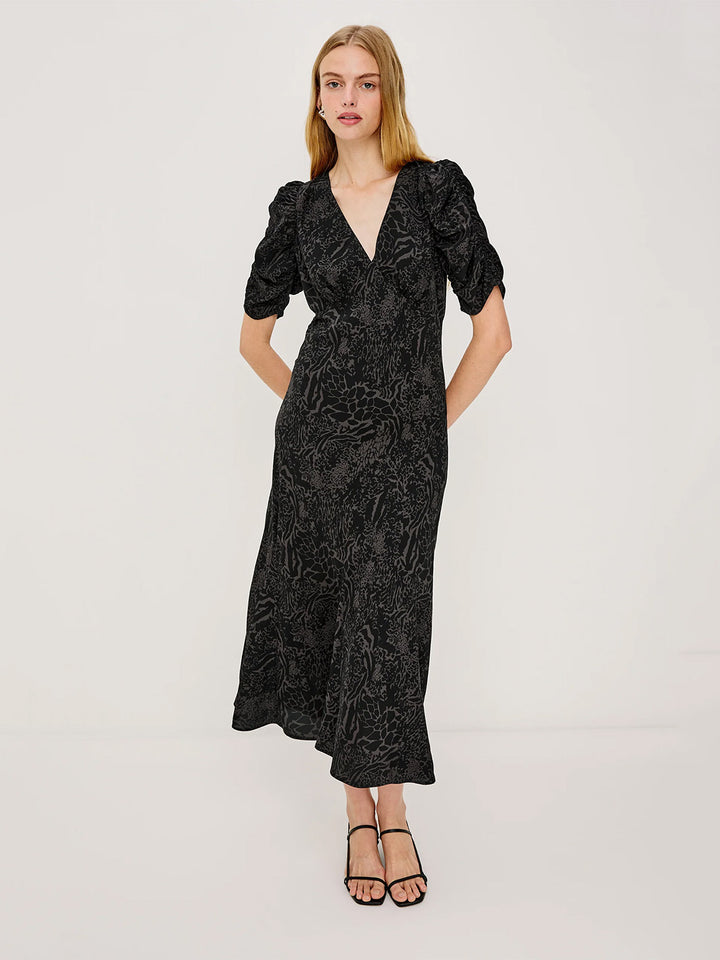 Zariah Dress in Charcoal