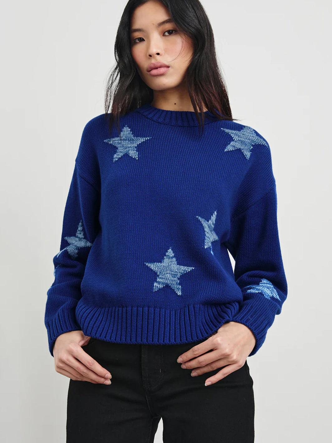 Zoey Sweater in Cobalt Galaxy