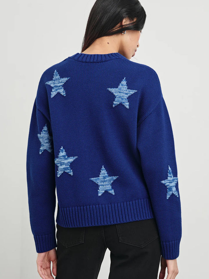 Zoey Sweater in Cobalt Galaxy